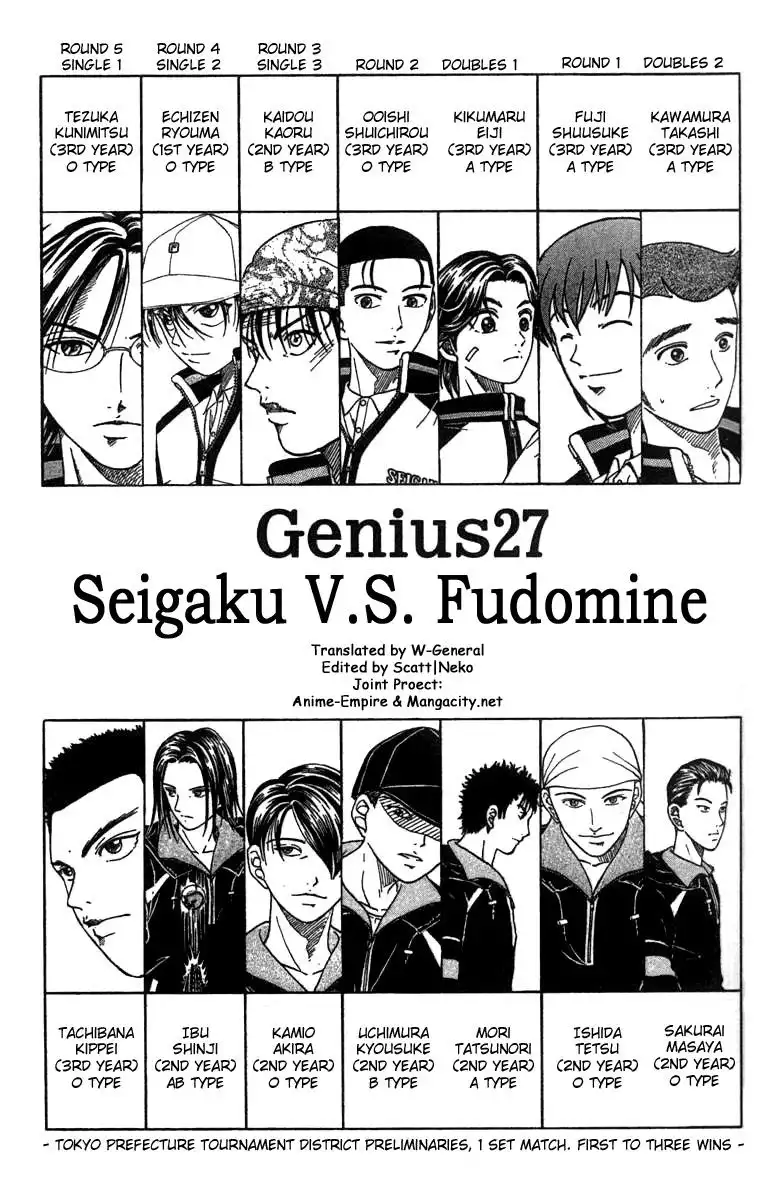 Prince of Tennis Chapter 27 1